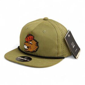 Oregon State Beavers Benny 3D Perforated Rope Hat- Loden/ Black